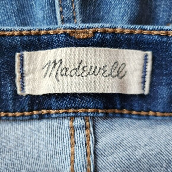 Madewell 9" High-Rise Skinny Distressed Denim Jeans Womens 25 - Picture 5 of 9
